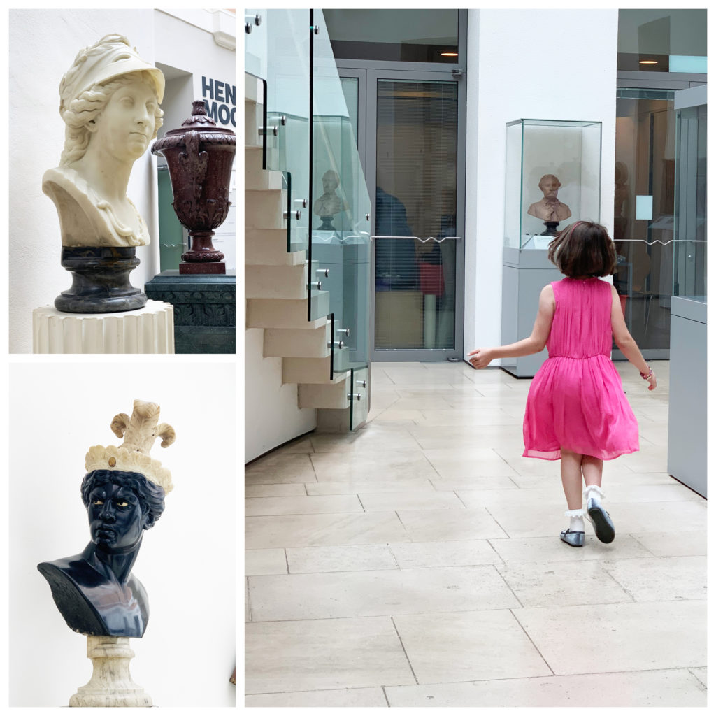 Marble busts at The Wallace Collection in London