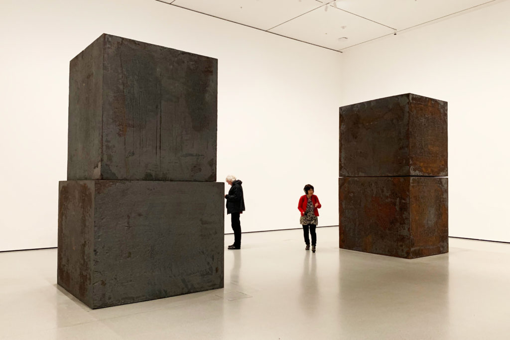 Richard Serra sculpture Equal at the MoMA New York